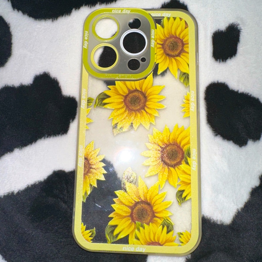 Sunflower iPhone 14 pro case